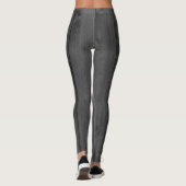 Leggings Légendes texturées en bois gris foncé (Dos)