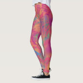Leggings Légendes texturées multicouleurs (Gauche)