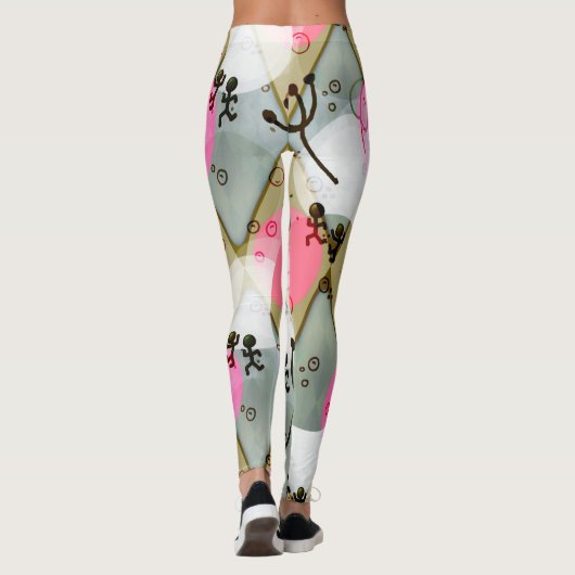 Leggings Légendes toutes-sur-impression (Dos)