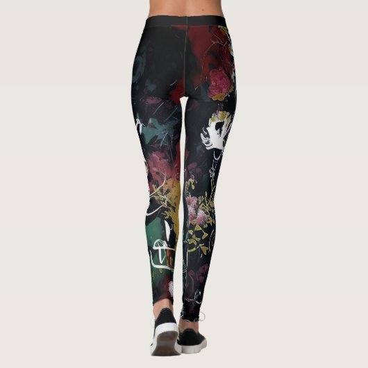 Leggings Légendes toutes-sur-impression (Dos)