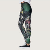 Leggings Légendes toutes-sur-impression (Gauche)