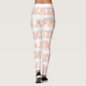 Leggings Légendes toutes-sur-impression (Dos)