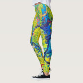 Leggings Légendes toutes-sur-impression (Gauche)