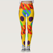 Leggings Légendes toutes-sur-impression (Devant)