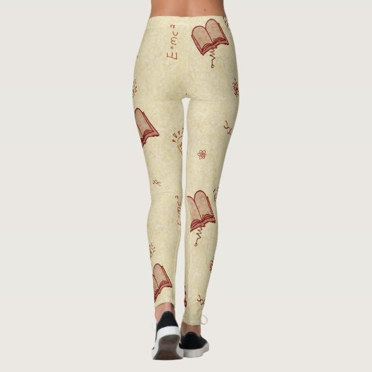 Leggings Légendes toutes-sur-impression (Dos)