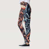 Leggings Légendes toutes-sur-impression (Gauche)