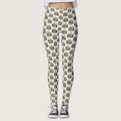 Leggings Légendes toutes-sur-impression d'incendie informat (Devant)