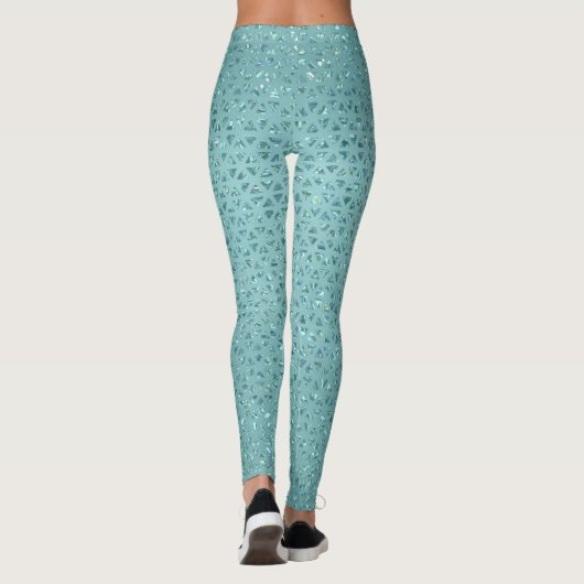 Leggings Légendes turquoise (Dos)