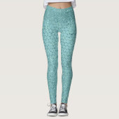 Leggings Légendes turquoise (Devant)