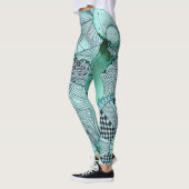 Leggings Légendes Turquoises (Gauche)