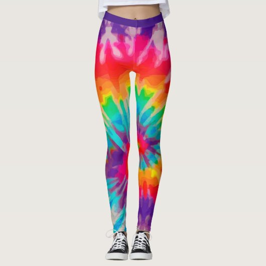 Leggings Légendes Tye-Dye-3 (Devant)