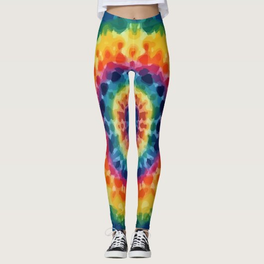 Leggings Légendes Tye-Dye-4 (Devant)