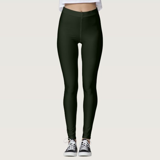 Leggings Légendes vertes de Chasseur foncé (Devant)