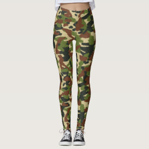 Leggings Légendes vertes et Brown du Camouflage