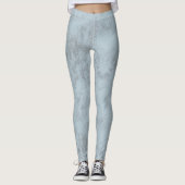 Leggings Léger Bleu clair Grunge (Devant)