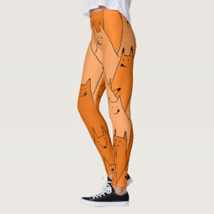 Leggings Léggations de renards amusants