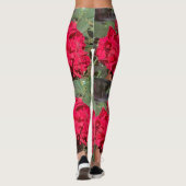 Leggings Léggations de Rose rouge (Dos)