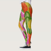 Leggings Léggations de tulipes (Gauche)