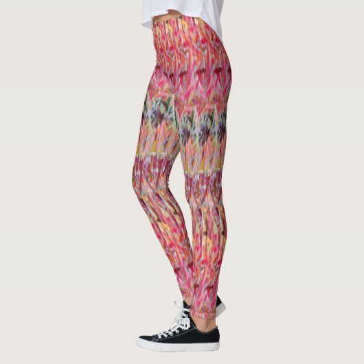 Leggings Léggations Red Shred Switchback (Gauche)