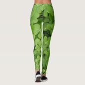 Leggings Léggations shamrocks vertes pour la Saint-Patricks (Dos)