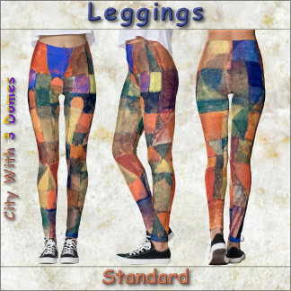Leggings LÉGGGINGS -Ville aux trois domaines -Paul Klee art