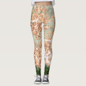 LEGGINGS LÉGGINGS ANCIENS LACE LEGINGS VERT ET TAN (Devant)
