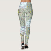 Leggings Leggings, avec carte sectionnelle (Dos)