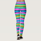 Leggings Leggings/bandes multicolores (Dos)