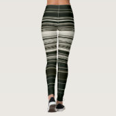 Leggings Leggings/bandes noires et blanches (Dos)