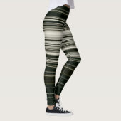 Leggings Leggings/bandes noires et blanches (Droite)
