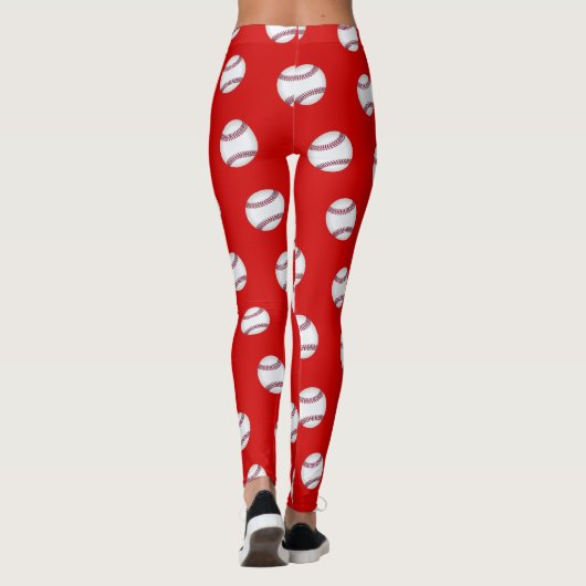 Leggings Leggings-Baseballs pour femmes (Dos)