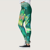 Leggings Leggings, Chasseur sauvage Lys d'eau verte (Gauche)