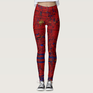 Leggings "Leggings de fusion de matrice numérique"