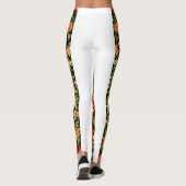 Leggings "Leggings de prairie florale : Design vert origina (Dos)
