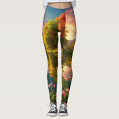 Leggings "Leggings Dreamscape enchantés" (Devant)