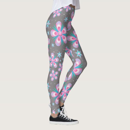 Leggings Leggings/Fleurs et étoiles (Droite)