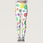 Leggings Leggings/Fleurs et Spirales (Devant)