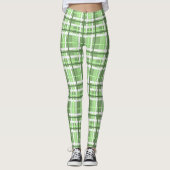 Leggings Leggings-Green Plaid (Devant)