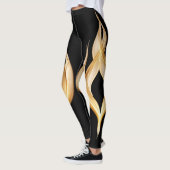 Leggings Leggings-Noir-Flamme (Gauche)
