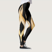 Leggings Leggings-Noir-Flamme (Droite)