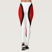 Leggings Leggings/Rouge, Noir et Blanc (Dos)