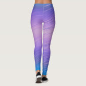 Leggings Leggings/violet et bleu (Dos)