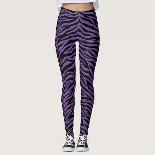 Leggings Leggings-Zebra pour femmes (Devant)