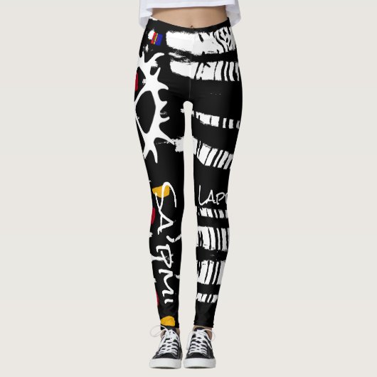 Leggings Leggingspopulära unika designs (Devant)