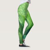 Leggings Leggins à feuilles vertes (Droite)
