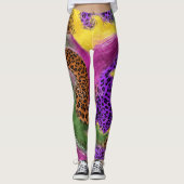 Leggings leggins abstraits, leggins de léopard (Devant)