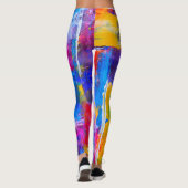 Leggings leggins arte abstracto en multicolor (Dos)