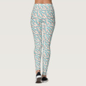 Leggings Leggins avec le petit motif de fleurs (Dos)