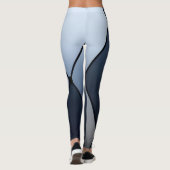 Leggings Leggins bleus et noirs de harlequin (Dos)