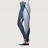 Leggings Leggins bleus et noirs de harlequin (Gauche)